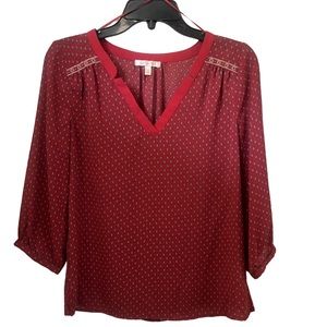 Boutique Maroon top size Small